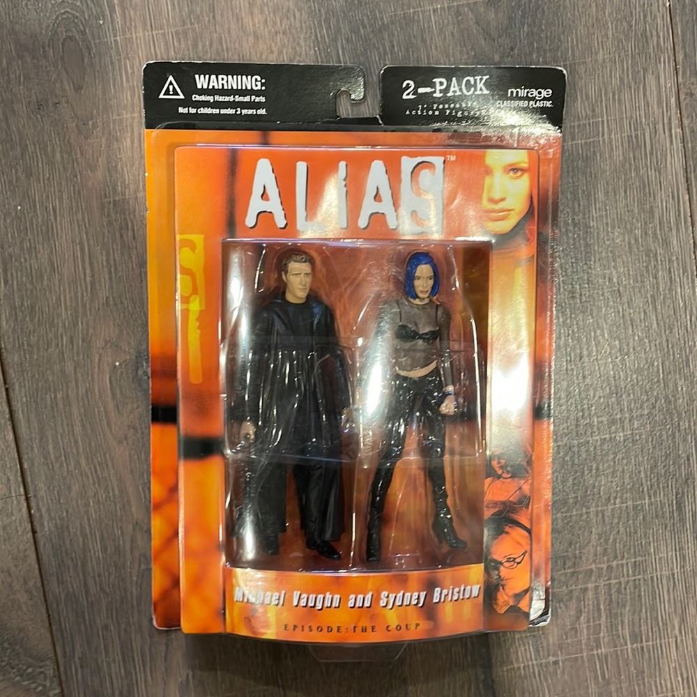 Alias “mirage” action figurines, unopened